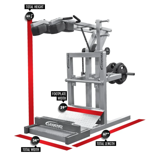 Squat Machine -- Legend Fitness (3129)