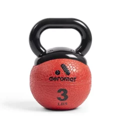 6" Diameter Mini Elite Kettlebell Medicine Ball - Narrow Handle -- Aeromat (MKBMB)