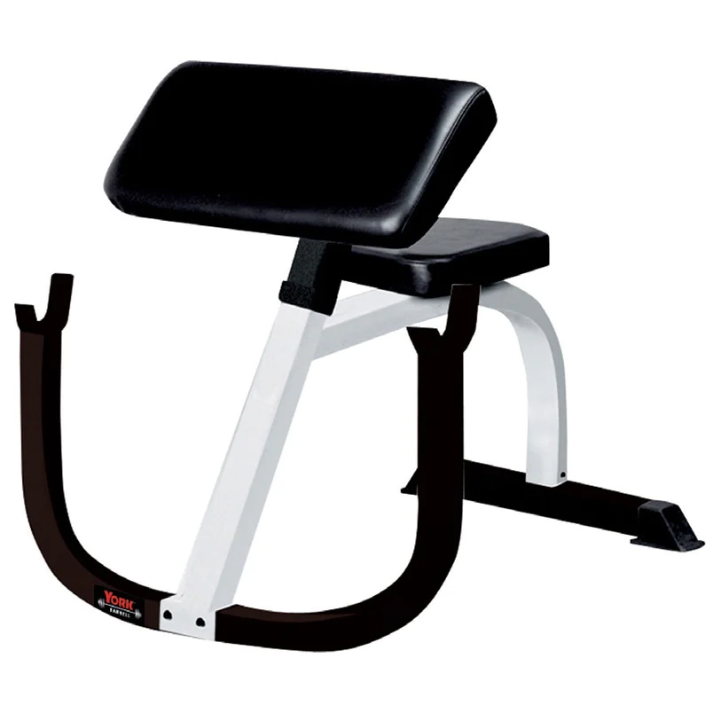 Seated Adjustable Preacher Curl Bench -- York (48050)