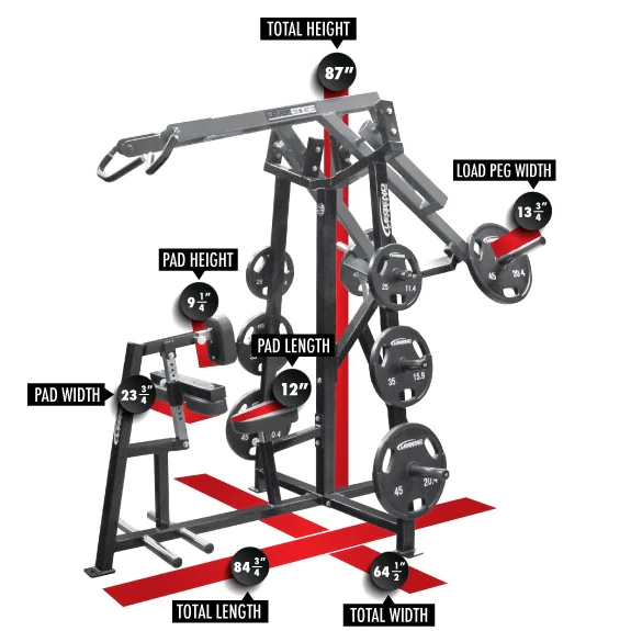 Unilateral Diverging High Row -- Legend Fitness (6009) - Image 2