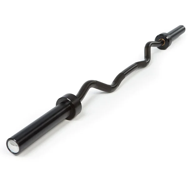 54.5" Olympic Black Oxide E-Z Curl Bar – Ivanko (OBZ-55)