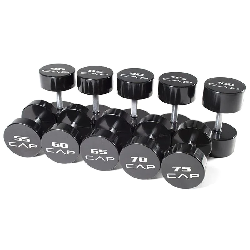 Bolted And Welded Commercial Urethane Dumbbell Sets – CAP Barbell (SDUS) - Image 3