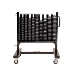 Black Rubber Aerobic Hexagon Dumbbell Club Pack – Ivanko (SW2010-PK-IRD)