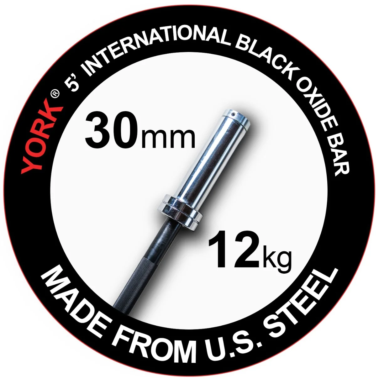 5' International Olympic Weight Lifting Bar -- York (32123)