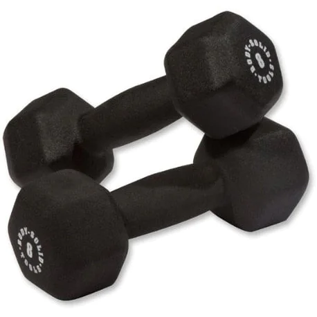 Brightly Colored Neoprene Dumbbell Pairs And Light Sets – Body-Solid (BSTND) - Image 8