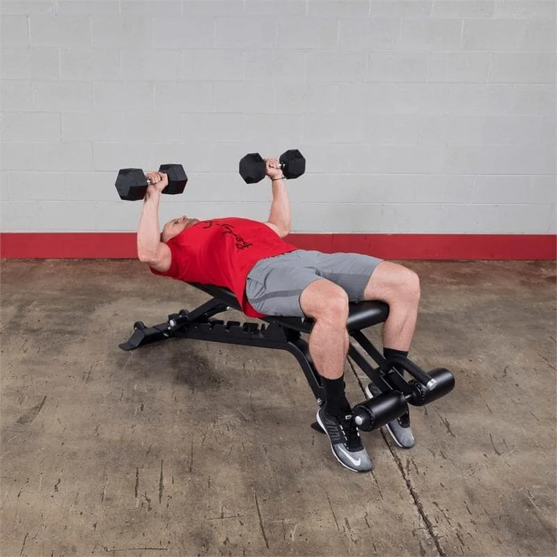 Full Commercial Flat Incline Decline Bench With Leg Hold Down β Body-Solid (SFID425) - Image 4