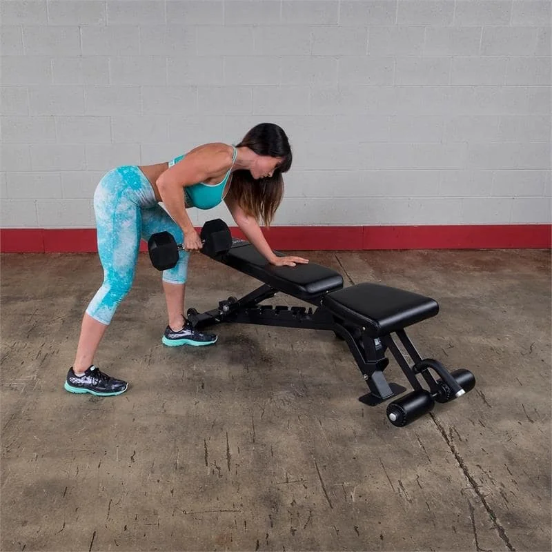 Full Commercial Flat Incline Decline Bench With Leg Hold Down β Body-Solid (SFID425) - Image 7