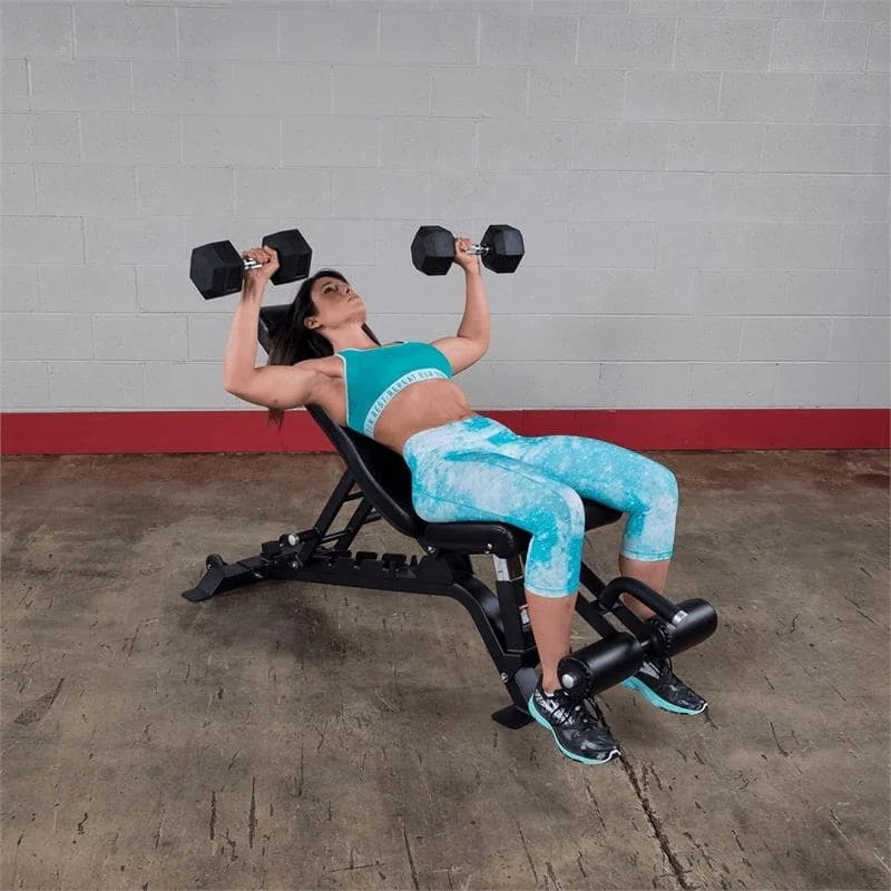 Full Commercial Flat Incline Decline Bench With Leg Hold Down β Body-Solid (SFID425) - Image 5
