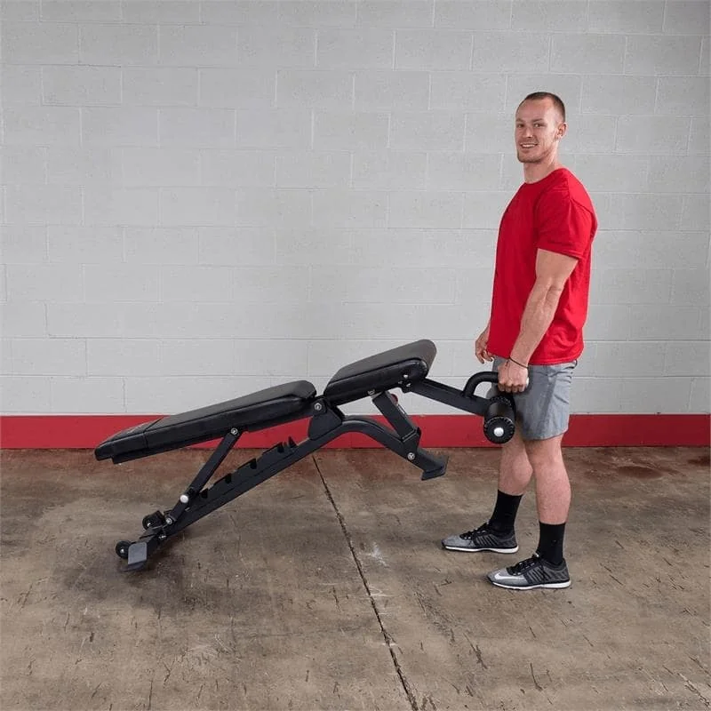 Full Commercial Flat Incline Decline Bench With Leg Hold Down β Body-Solid (SFID425) - Image 2