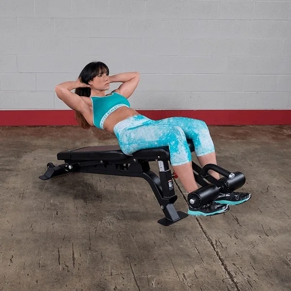 Full Commercial Flat Incline Decline Bench With Leg Hold Down β Body-Solid (SFID425) - Image 9