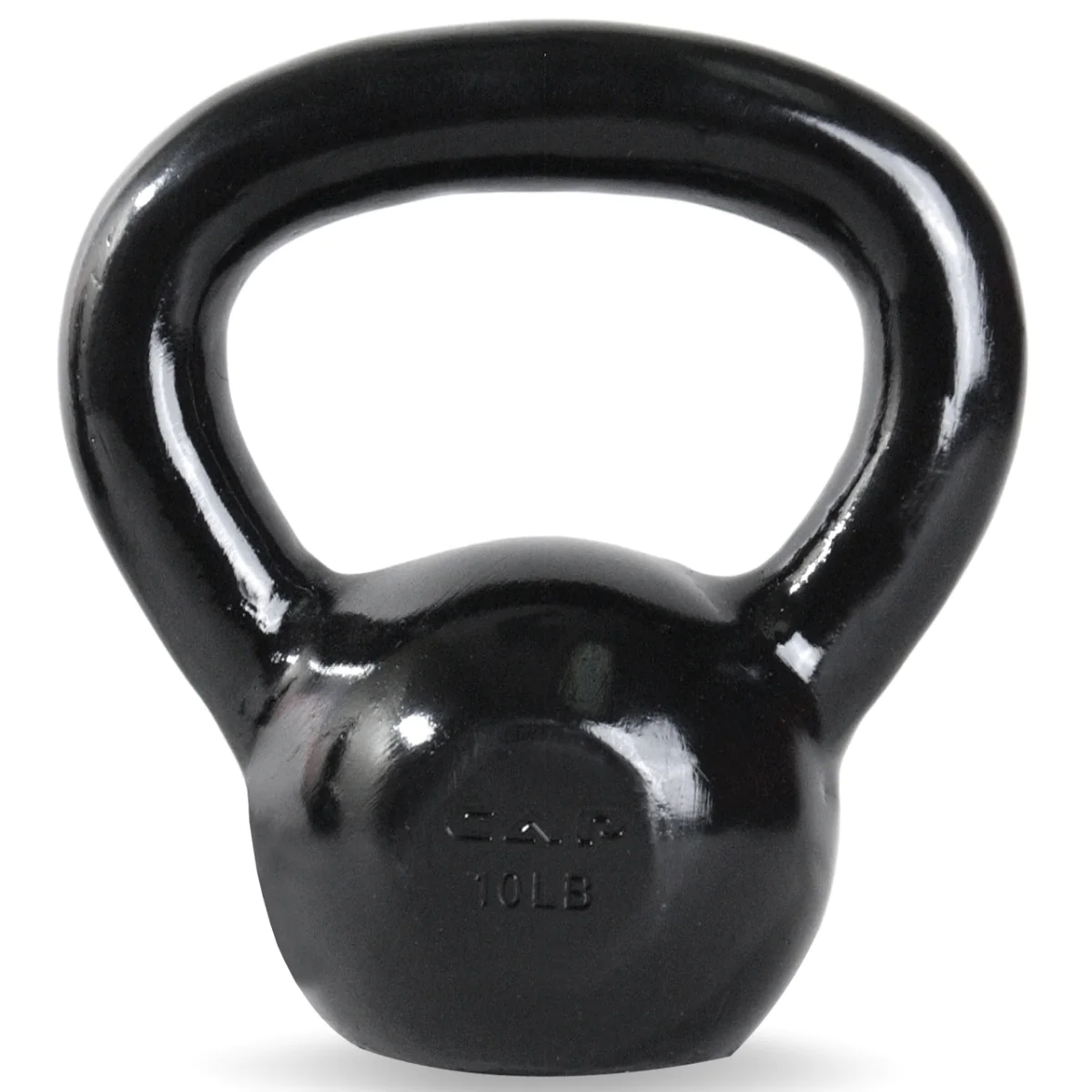 Black Polished Enamel Coated Cast Iron Kettlebell β CAP Barbell (SDK2) - Image 8