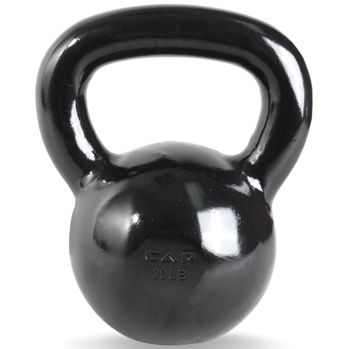 Black Polished Enamel Coated Cast Iron Kettlebell β CAP Barbell (SDK2) - Image 6