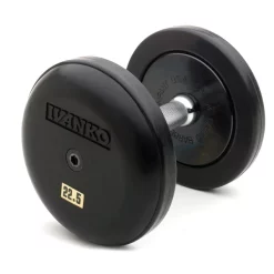 Commercial Rubber Encased Pro-Style Dumbbells – Ivanko (RUB/EPR)