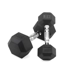 Rubber Hex Dumbbells And Sets | IRON COMPANY (IC-RUB-HEX)