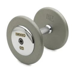 Fully Machined Pro-Style Dumbbells With Chrome End Caps – Ivanko (RM/EPC 1.5)