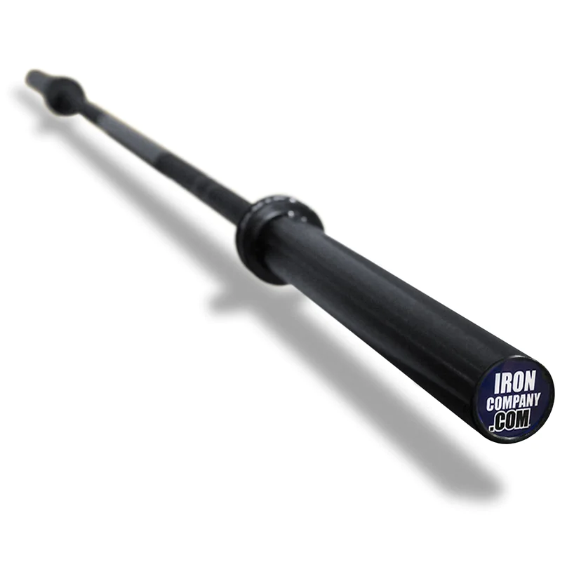 7' 20kg Black Zinc V2 Olympic Weightlifting Bar -- Ironcompany (ICWCFB) - Image 2