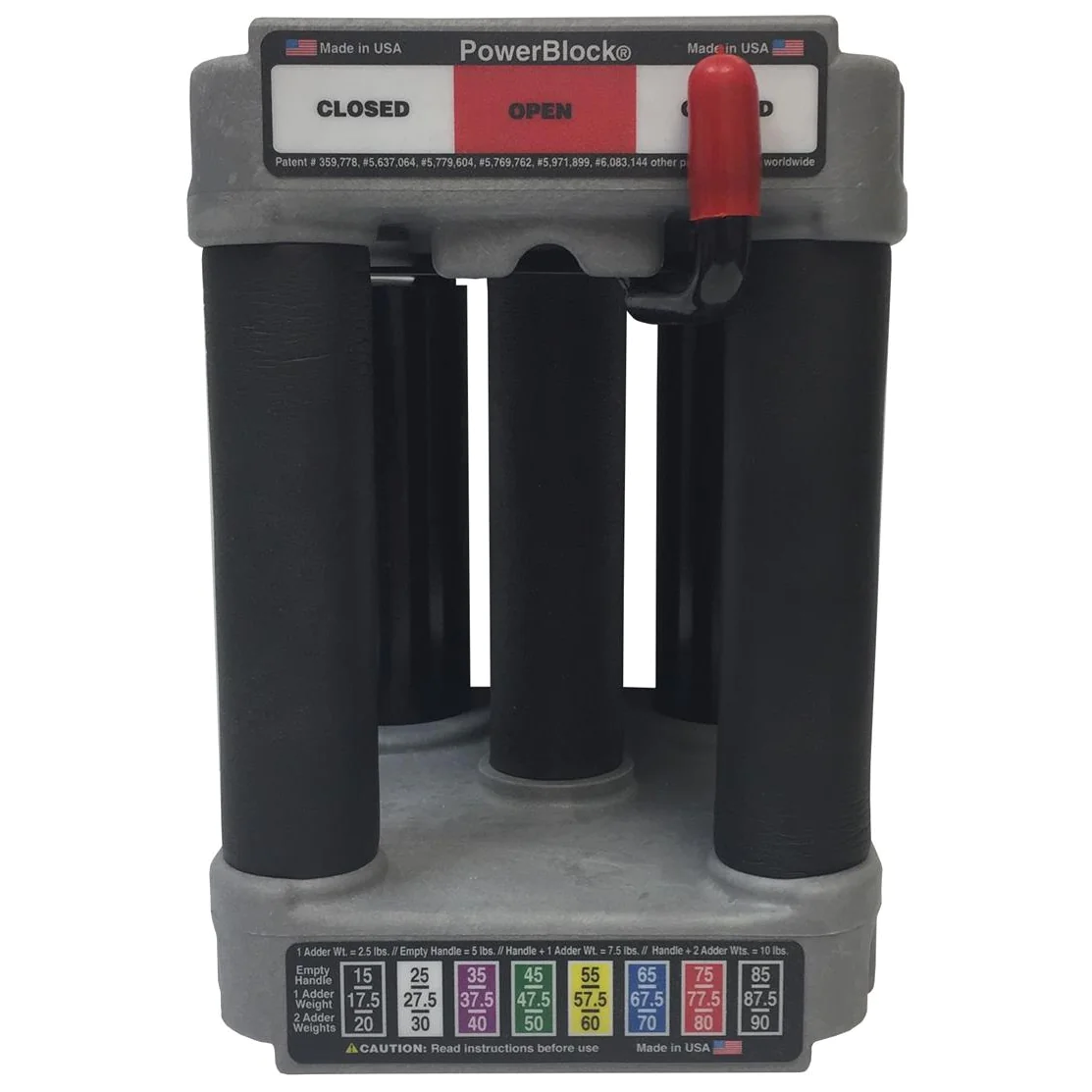 Elite Series Adjustable Dumbbell Set - 5-90 Lbs -- PowerBlock (ELITE-90) - Image 4