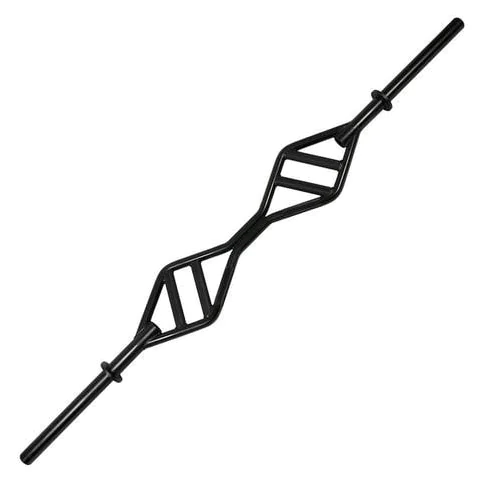 7' Double Angled Handle Olympic Bar With Solid Ends β T-Grip Barbell (TG-DA) - Image 2